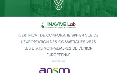 GMP certification by the french drug security agency ANSM